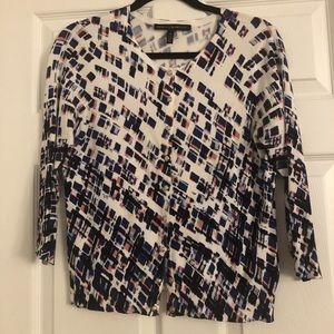 White House Black Market 3/4 Sleeved  Cardigan